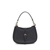 Etro Black Calf Leather Bos Taurus Shoulder Bag